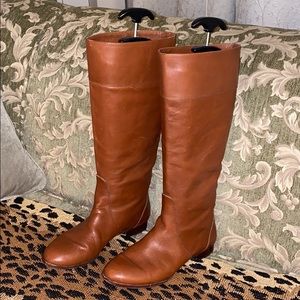 J Crew Leather pull on boots